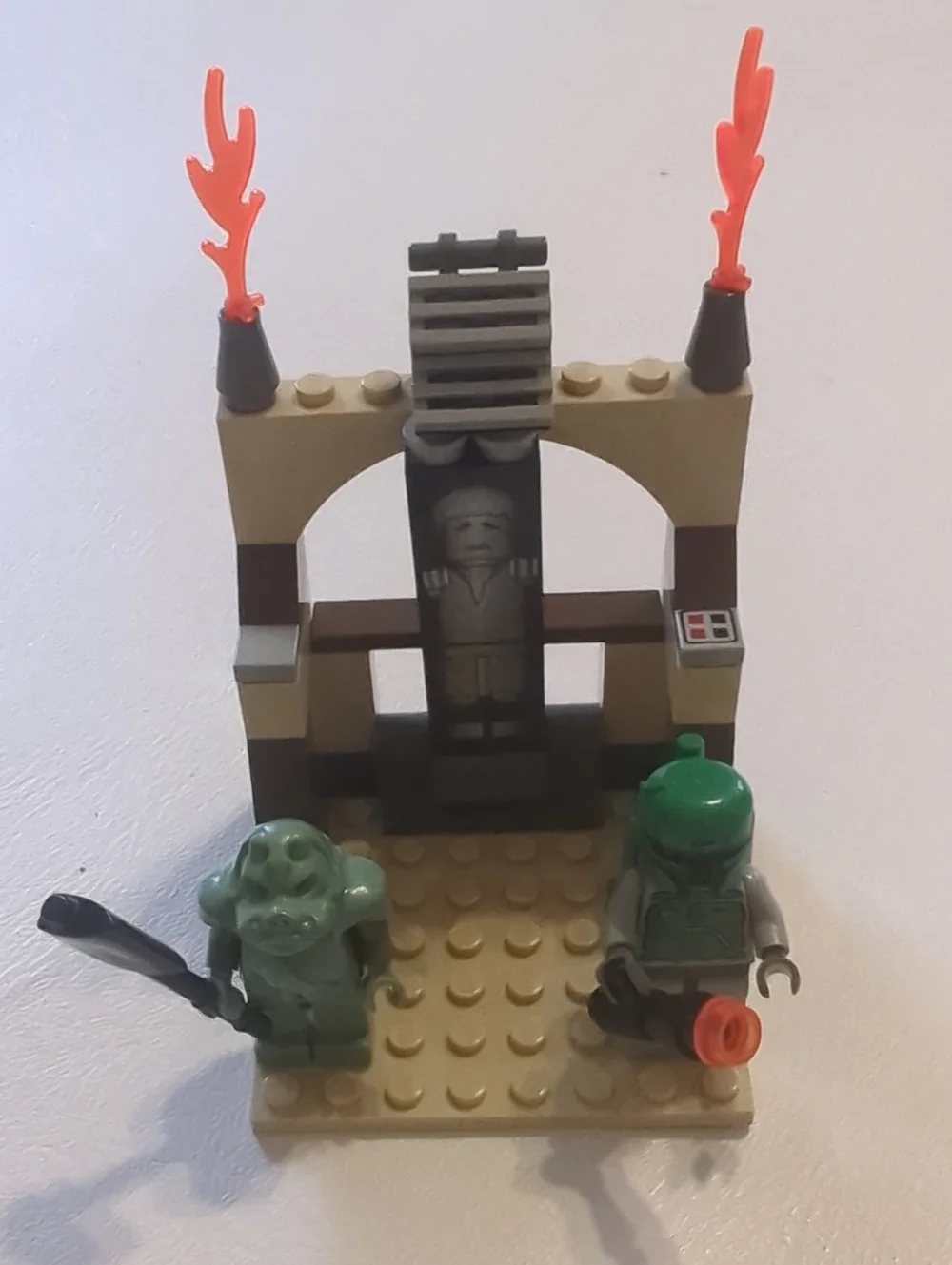 Star Wars Lego 4476 Jabba's Prize Complete Minifigures Boba Fett Gamorrean Solo